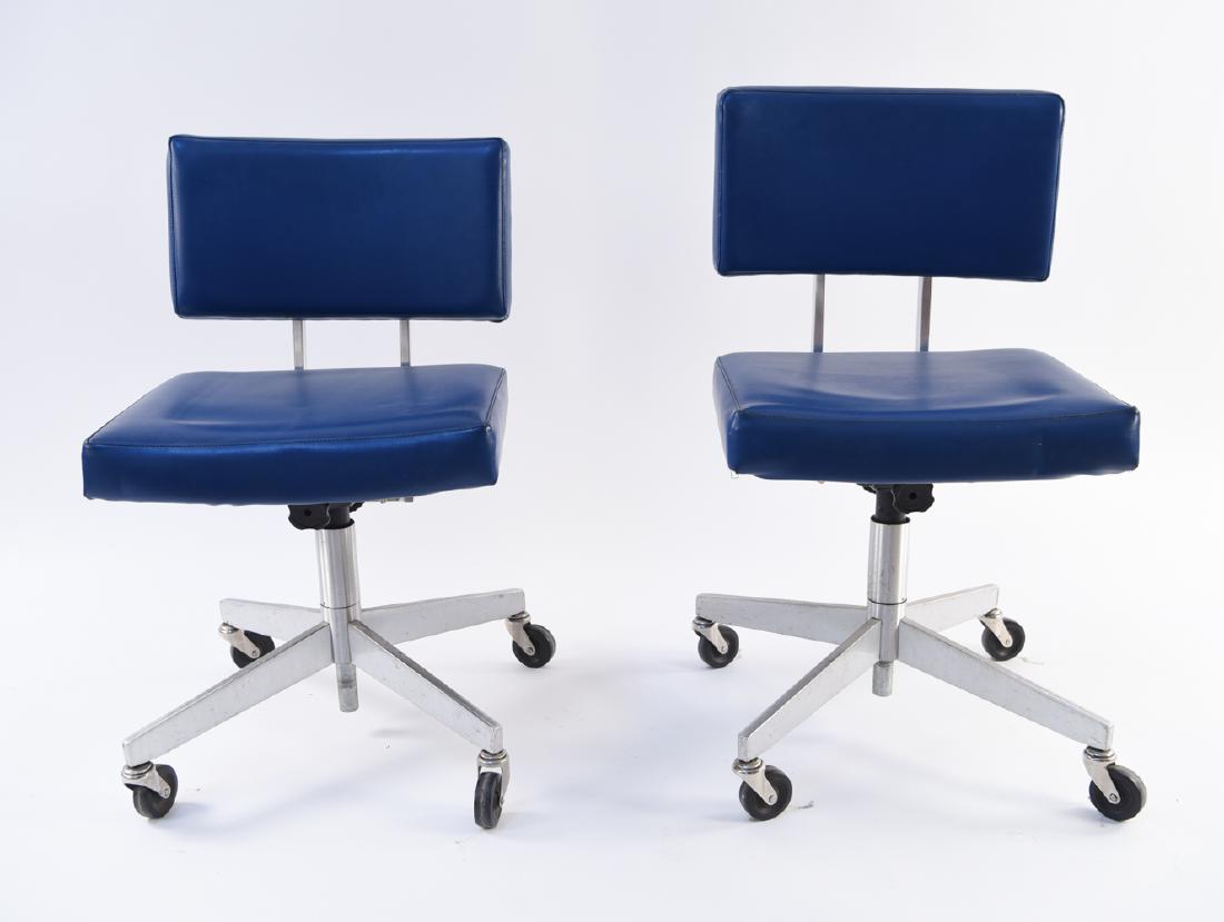 PAIR OF GOOD FORM OFFICE CHAIRS (1 of 14)