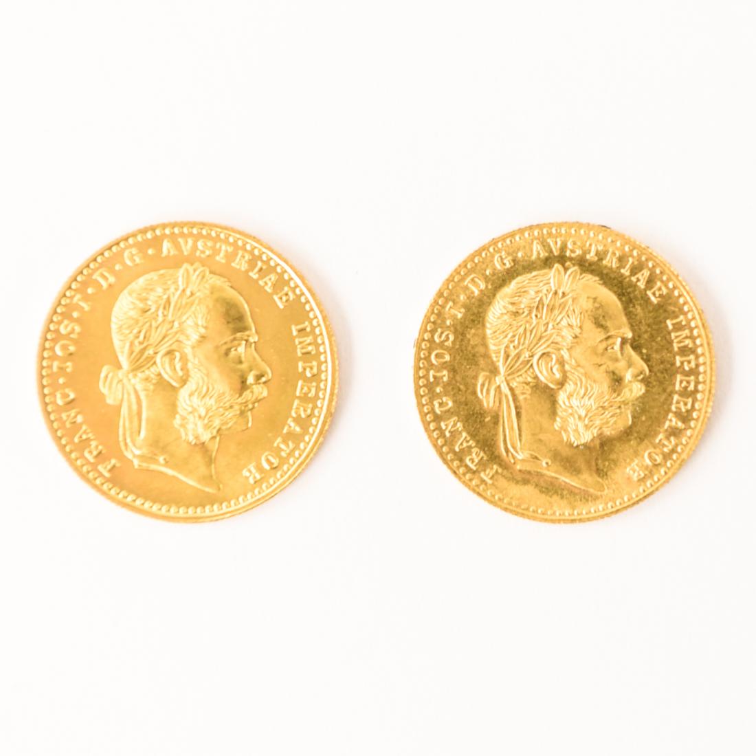 (2) 1915 AUSTRIAN GOLD DUCATS (1 of 5)