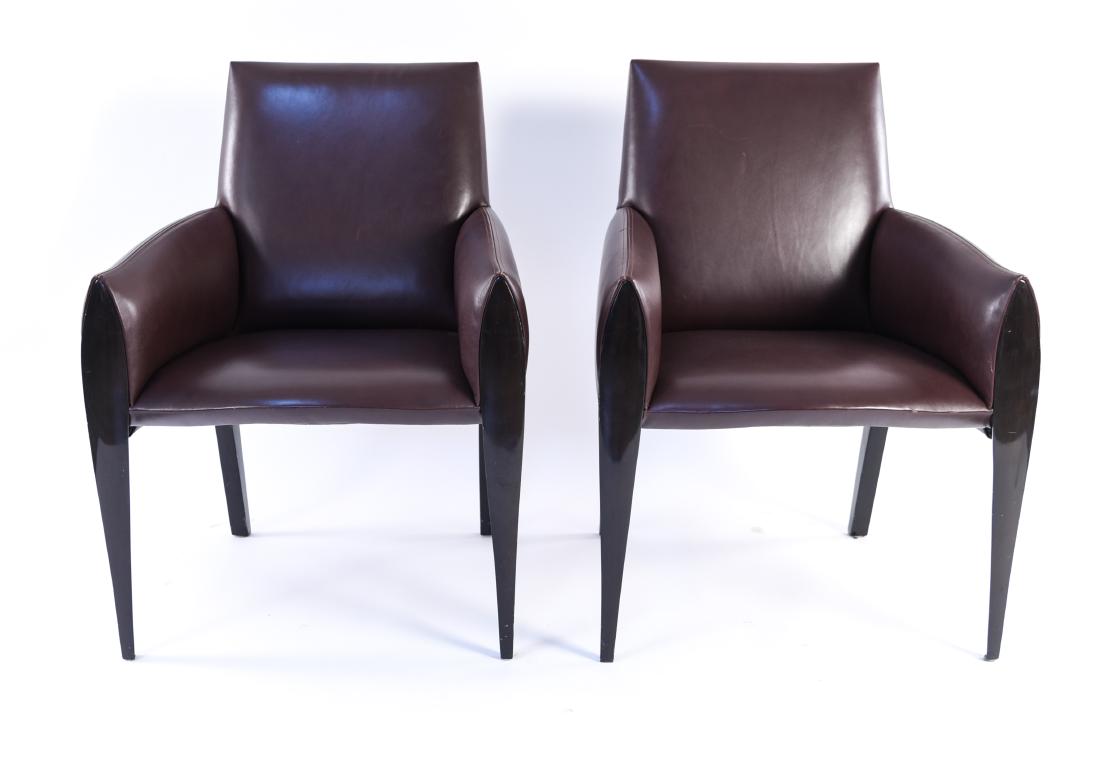 PAIR OF DAKOTA JACKSON IKO ARM CHAIRS (1 of 15)