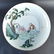 LARGE FAMILLE VERT DECORATED CHARGER