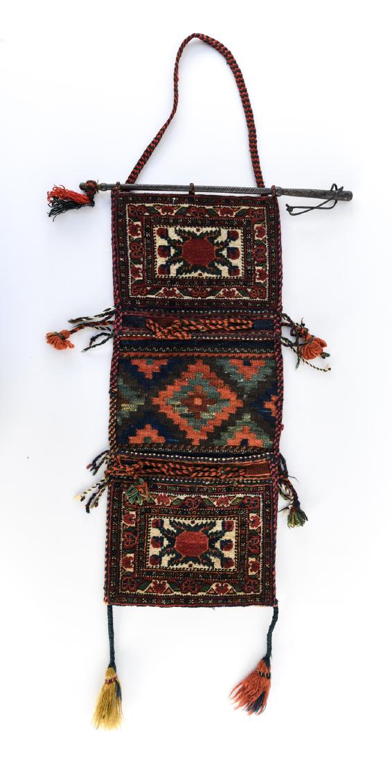 MIDDLE EASTERN CAMEL SADDLE BAG TAPESTRY RUG (1 of 10)
