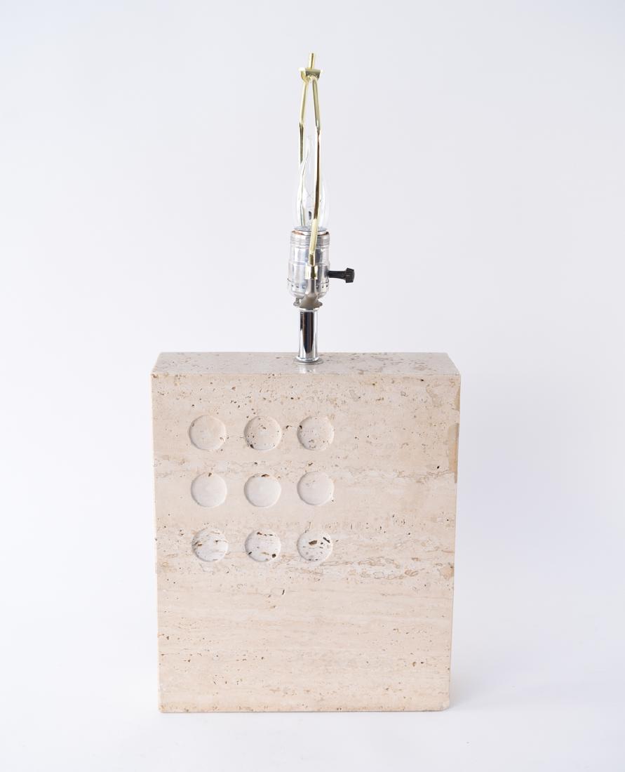 TRAVERTINE MARBLE LAMP (1 of 12)
