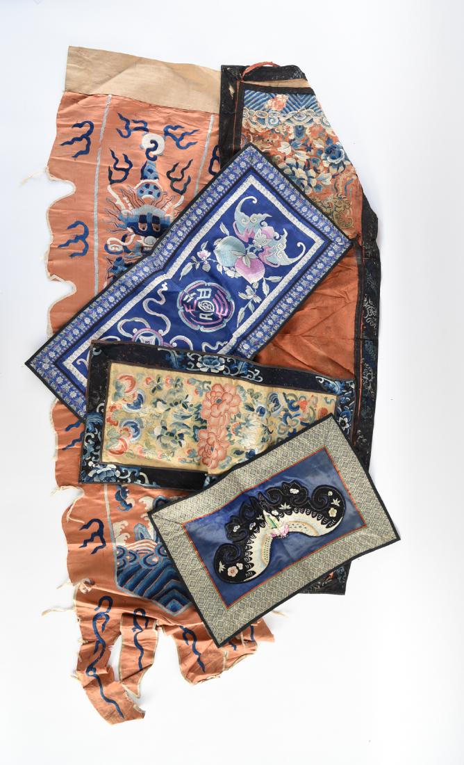 (5) CHINESE QING DYNASTY EMBROIDERIES (1 of 19)