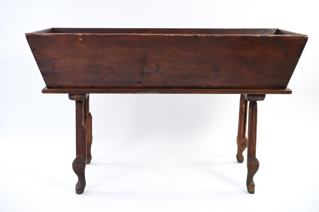 19TH C. WOODEN DOUGH BIN TABLE (1 of 9)