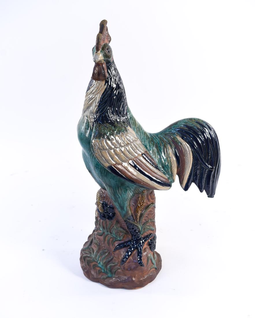 LARGE CERAMIC ROOSTER (1 of 15)