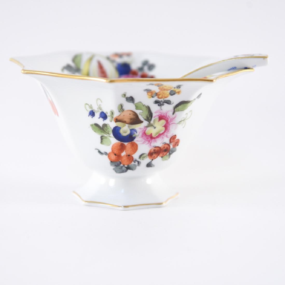HEREND OCTAGONAL CANDY BOWL FOOTED DISH AND SPOON (1 of 9)