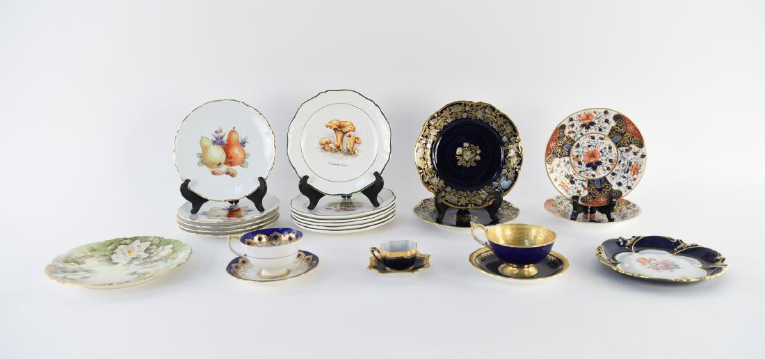 PORCELAIN GROUPING INCL. LIMOGES (1 of 20)