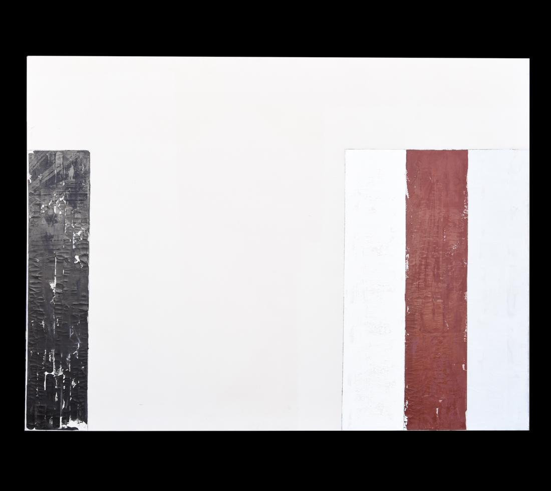 SIDNEY GROSS (1921 - 1969) LARGE MODERN ABSTRACT: Dimensions: H 96.5" x W 70" Condition: Some handling marks. Areas of craquelure and cracks to paint surfaces.