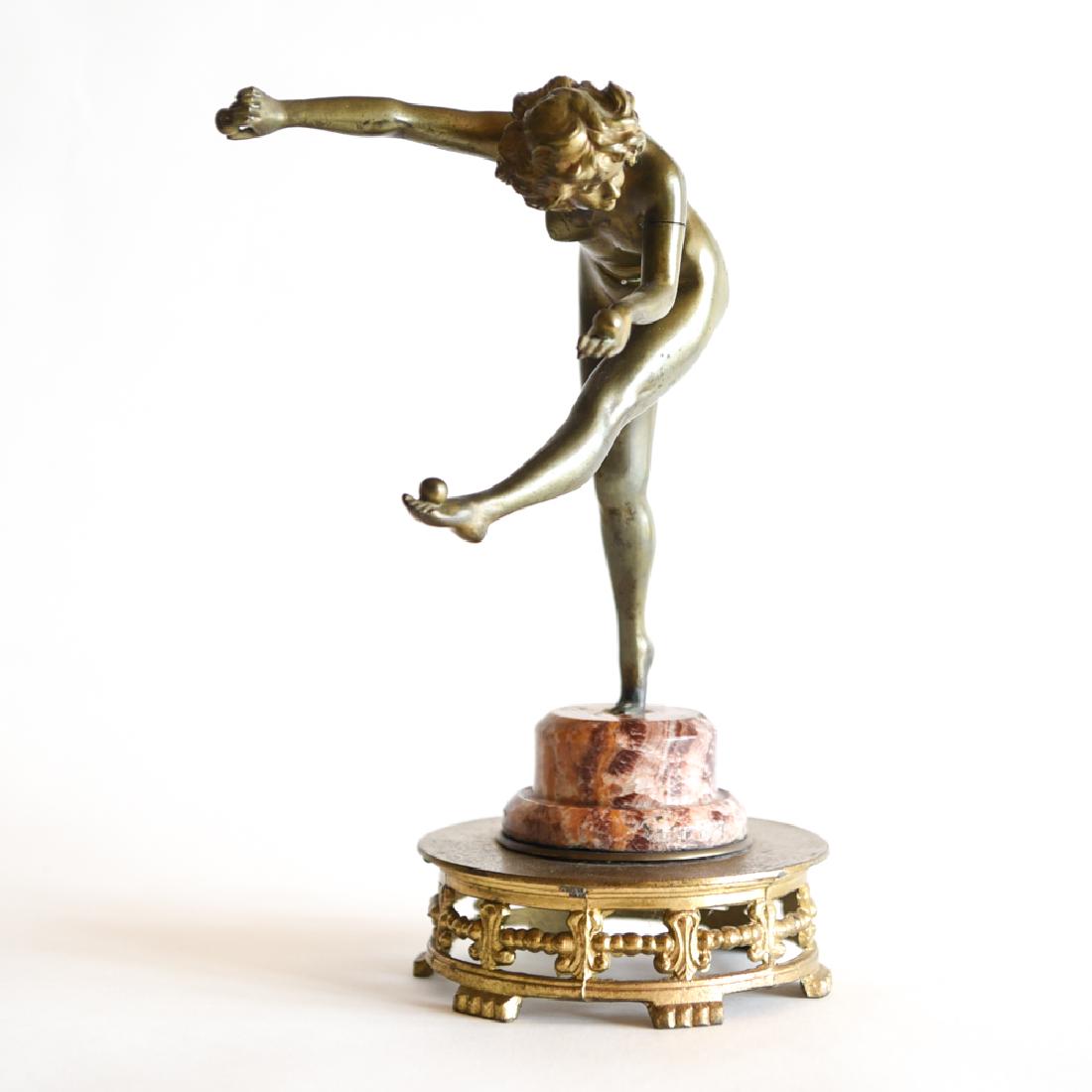 C J R COLINET, FRENCH (1880 - 1948) JUGLER BRONZE (1 of 17)