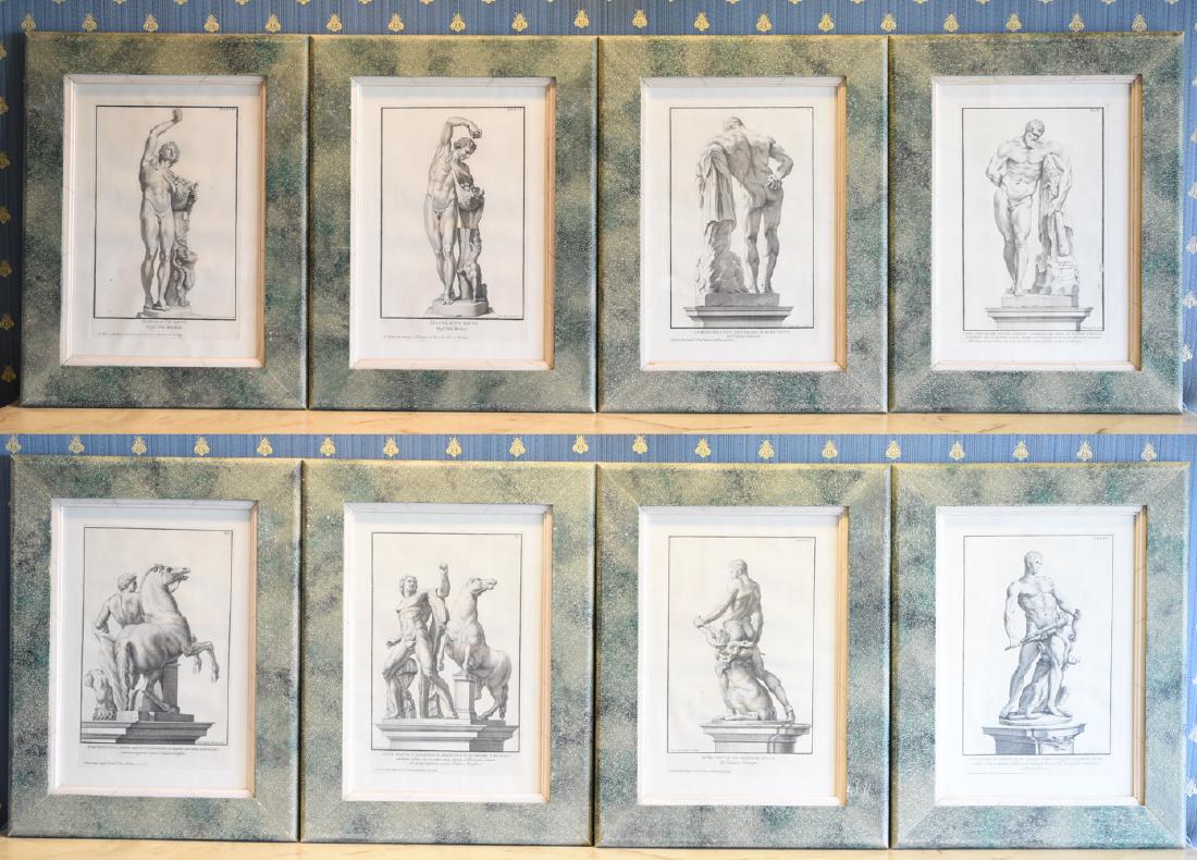 (8) SHAGREEN FRAMED CLASSICAL ENGRAVINGS (1 of 20)