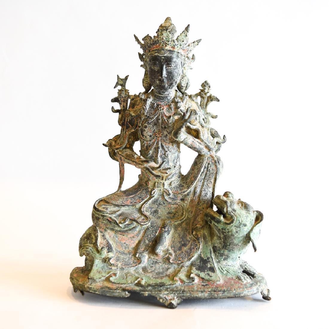 MING DYNASTY STYLE BRONZE BUDDHA (1 of 20)