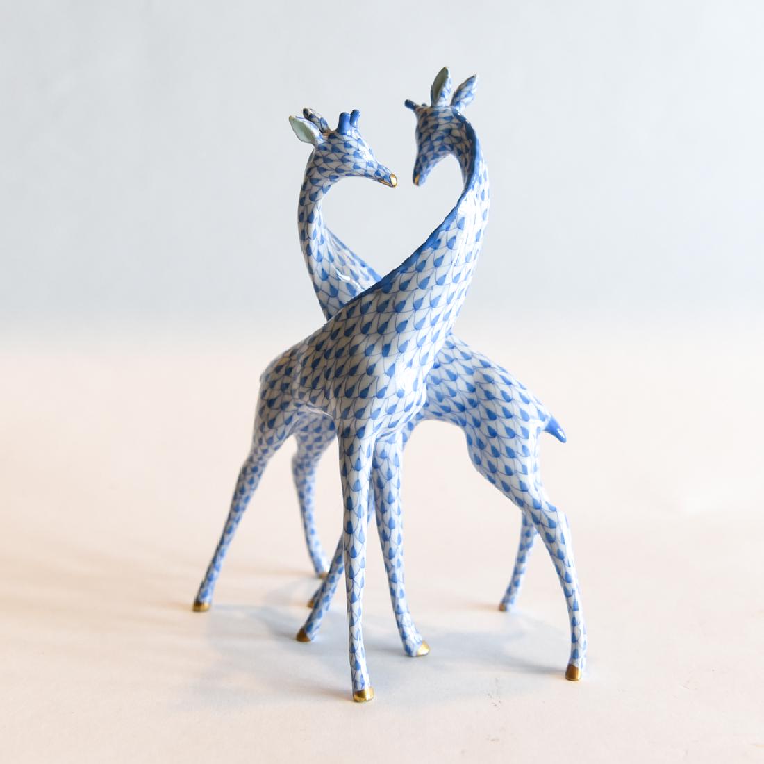 HEREND DOUBLE GIRAFFE FIGURE (1 of 13)