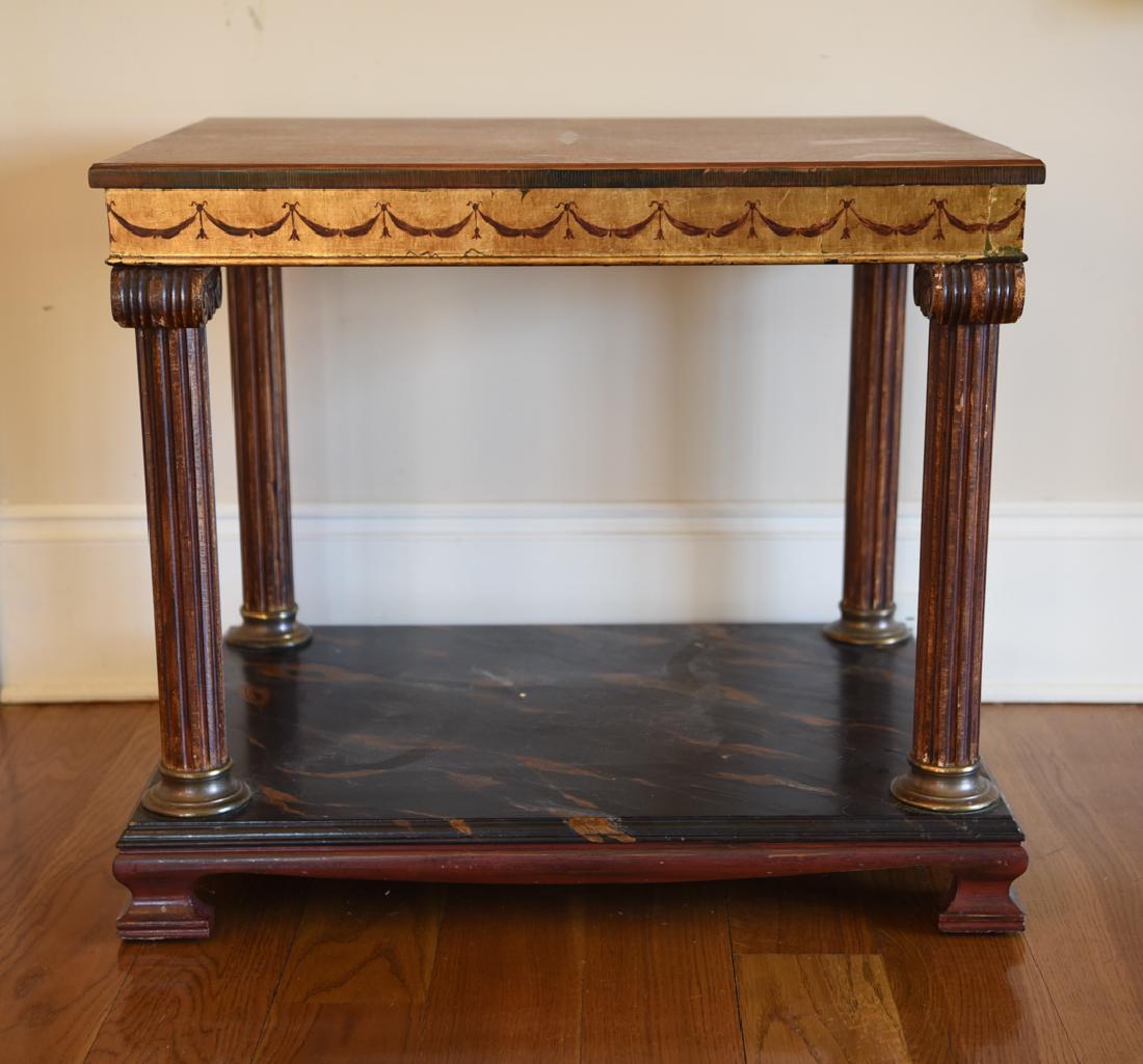 PAINT DECORATED SIDE TABLE (1 of 7)