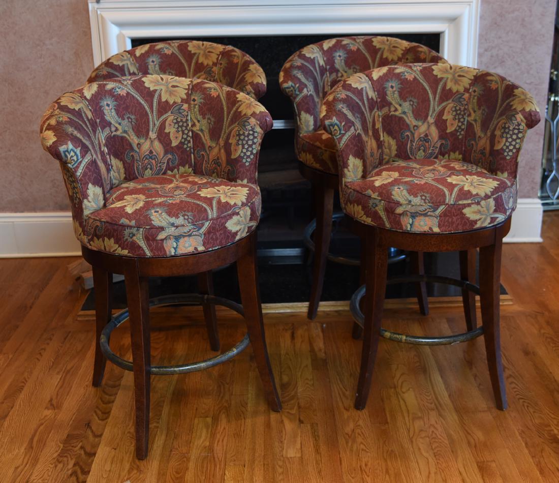 (4) SWIVEL BAR STOOLS (1 of 10)