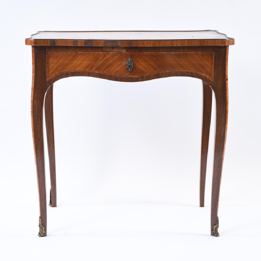 ANTIQUE FRENCH MARQUETRY TABLE (1 of 20)