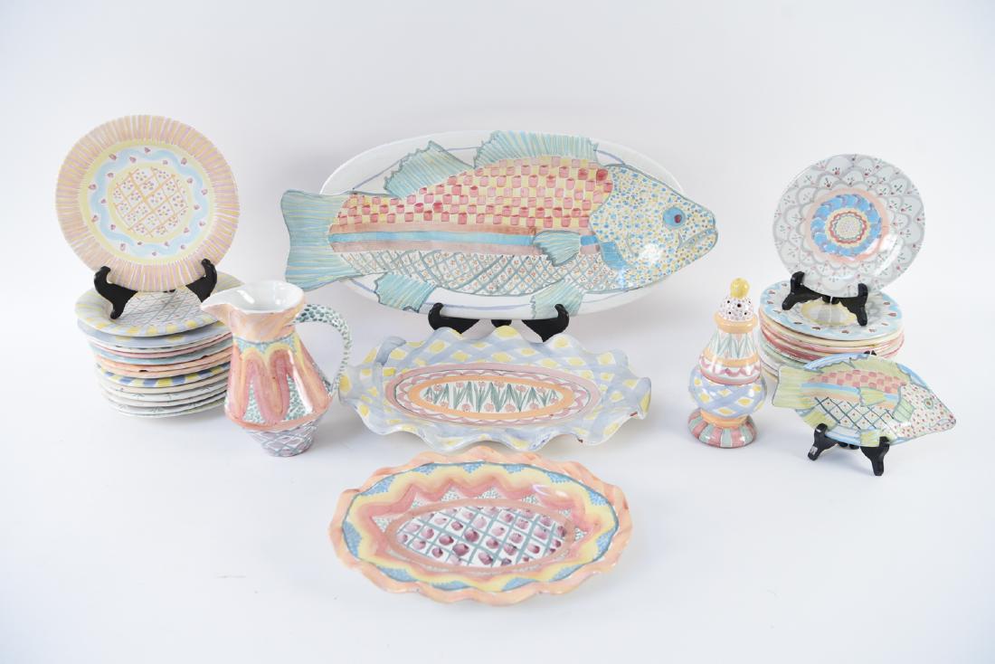 MACKENZIE CHILDS CERAMIC GROUPING (1 of 19)