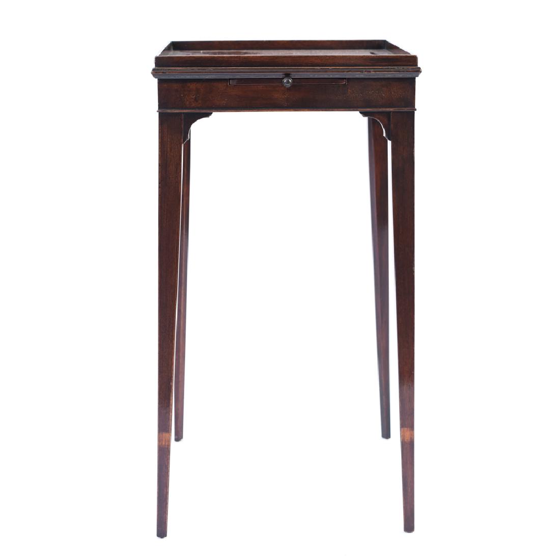 ANTIQUE MAHOGANY TELEPHONE STAND TABLE (1 of 8)