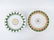 (2) ITALIAN CERAMIC CHARGERS