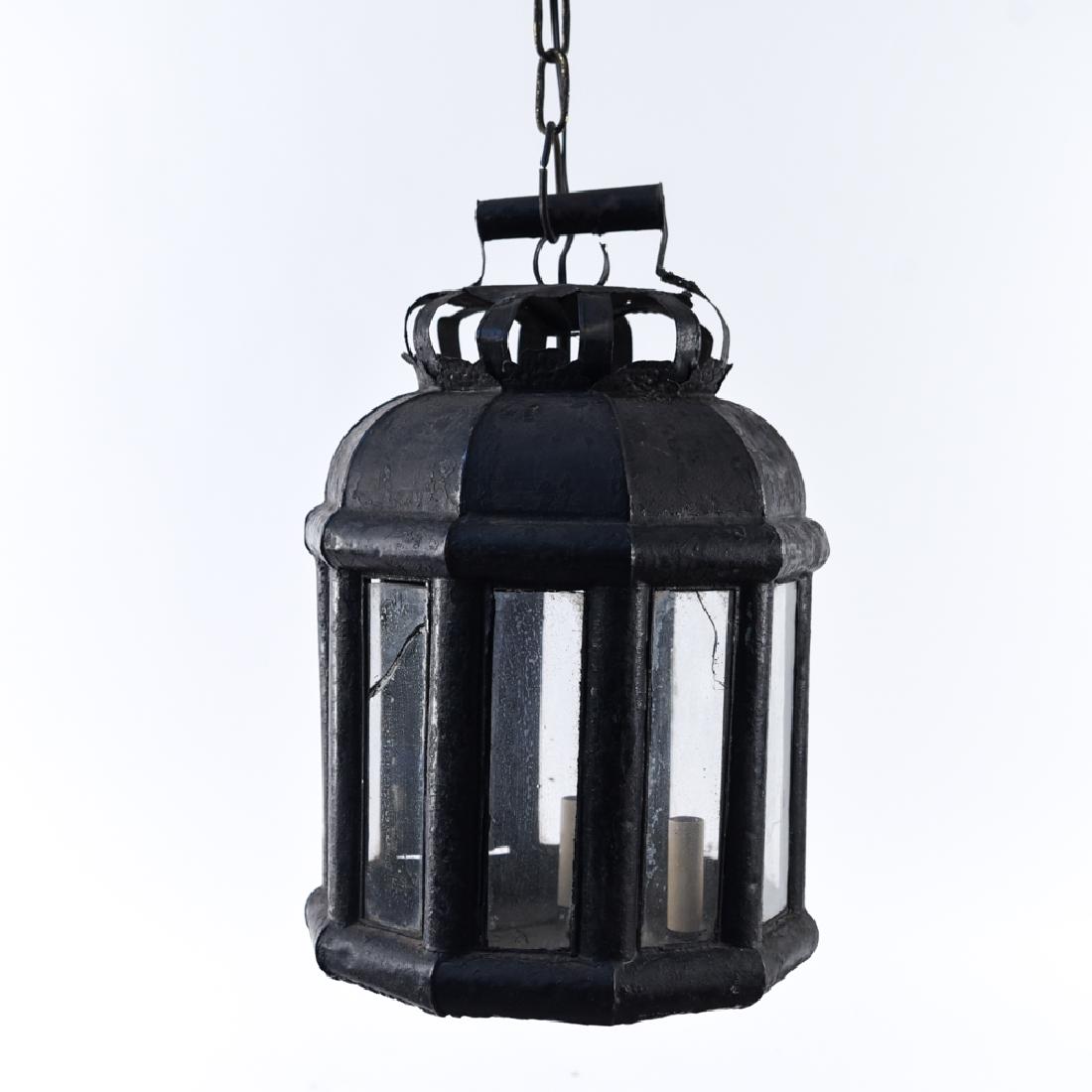 ANTIQUE IRON HANGING PENDANT LANTERN (1 of 15)