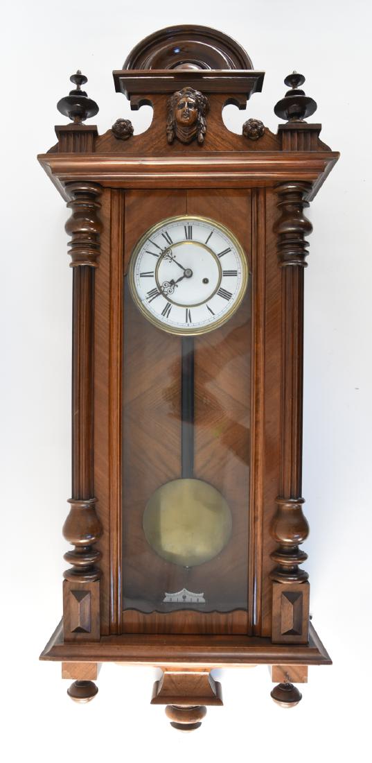 19TH C. VIENNESE WALL CLOCK (1 of 19)
