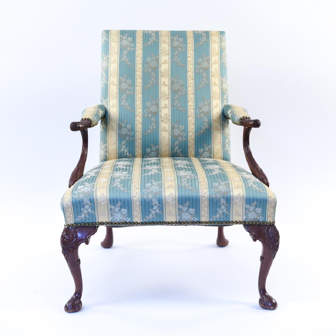 VINTAGE GEORGIAN STYLE ARMCHAIR (1 of 15)
