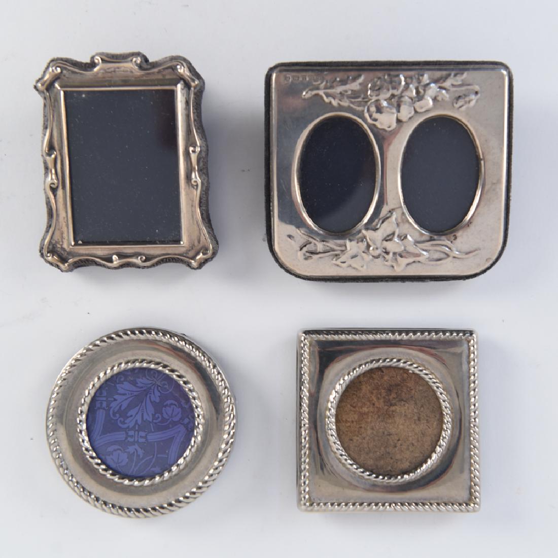 (4) MINIATURE STERLING SILVER FRAMES (1 of 6)