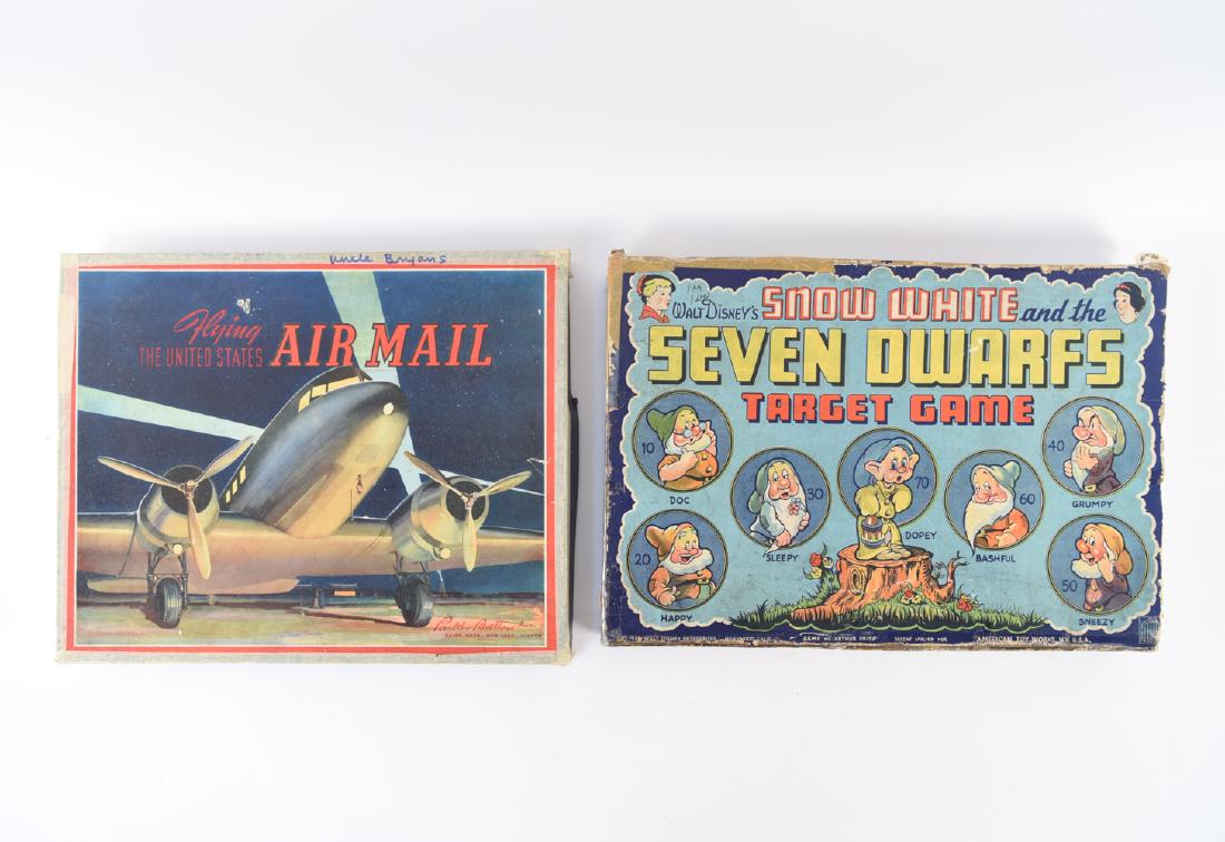 (2) VINTAGE BOARD GAMES AIRMAIL SNOW WHITE (1 of 9)