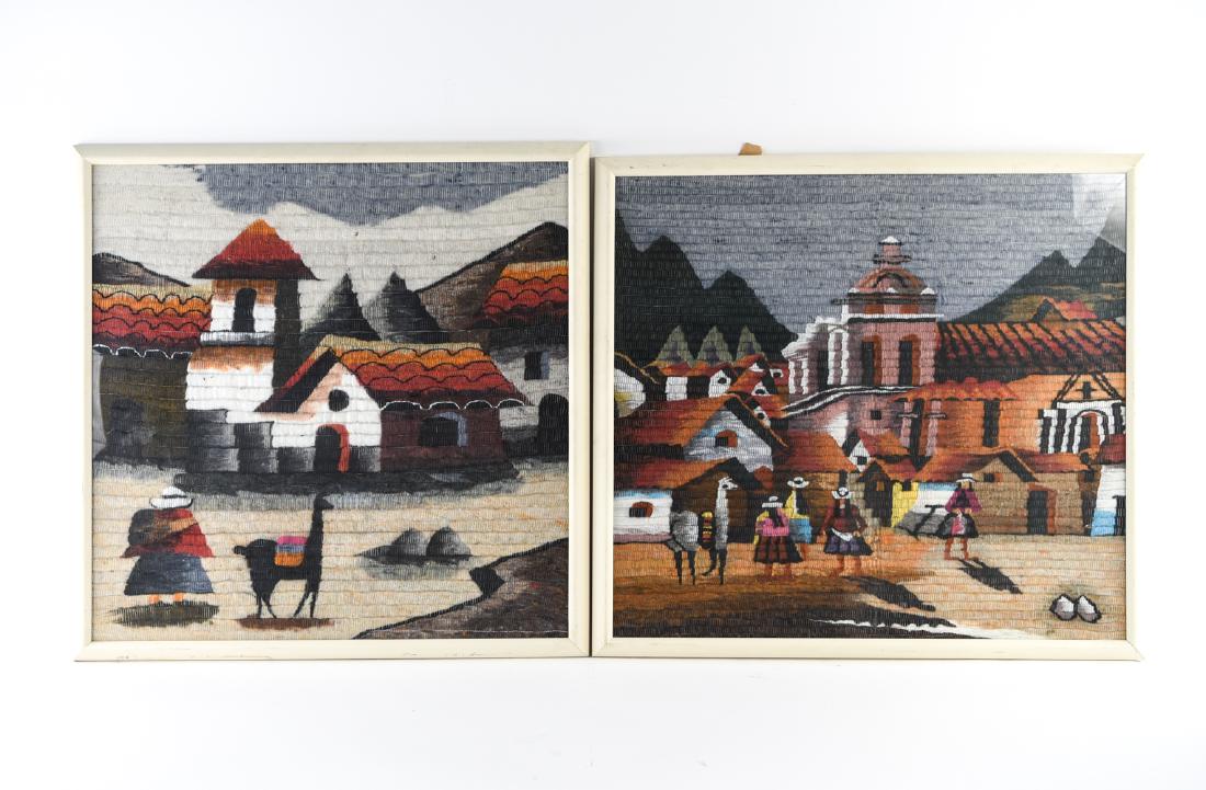 (2) SOUTH AMERICAN FRAMED EMBROIDERIES (1 of 14)