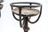 PAIR OF WROUGHT IRON CANDLE STAND ANDIRONS - 6