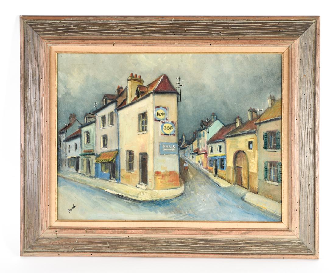 GEORGE BRAINERD BURR (AMERICAN 1876-1939): Signed. Dimensions: (Frame) H 25.5" x W 31.5", (Canvas) H 18.25" x W 24" Condition: Overall light wear.