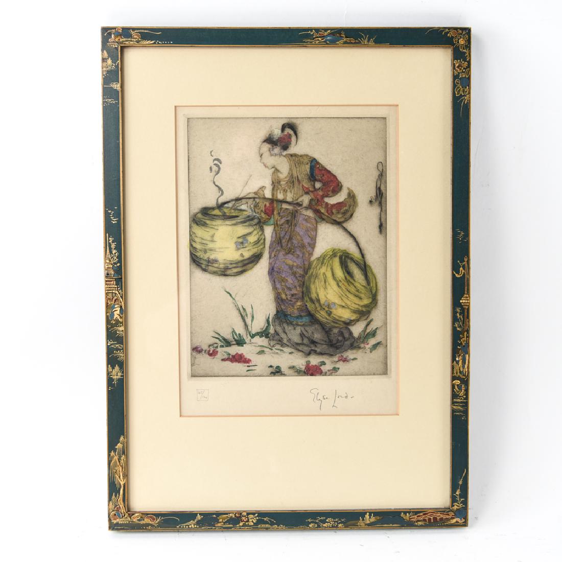 ELYSE ASHE LORD, BRITISH (1900 - 1971) ETCHING (1 of 10)