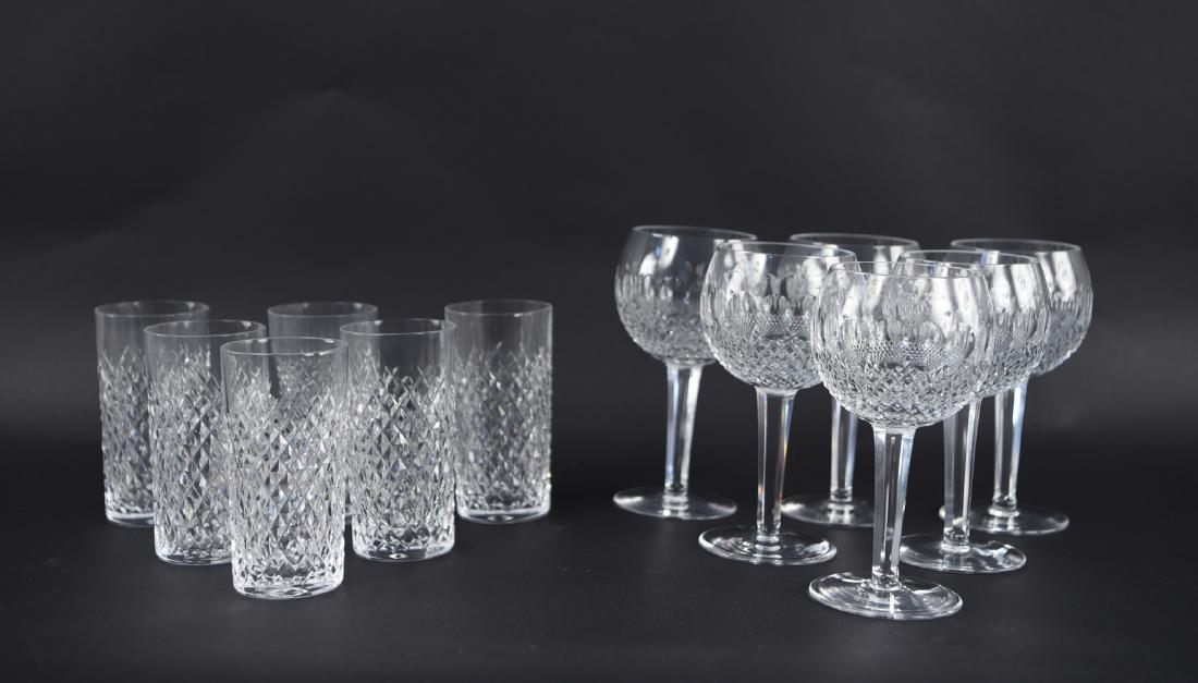 GROUPING OF WATERFORD CRYSTAL GOBLETS & CUPS (1 of 17)