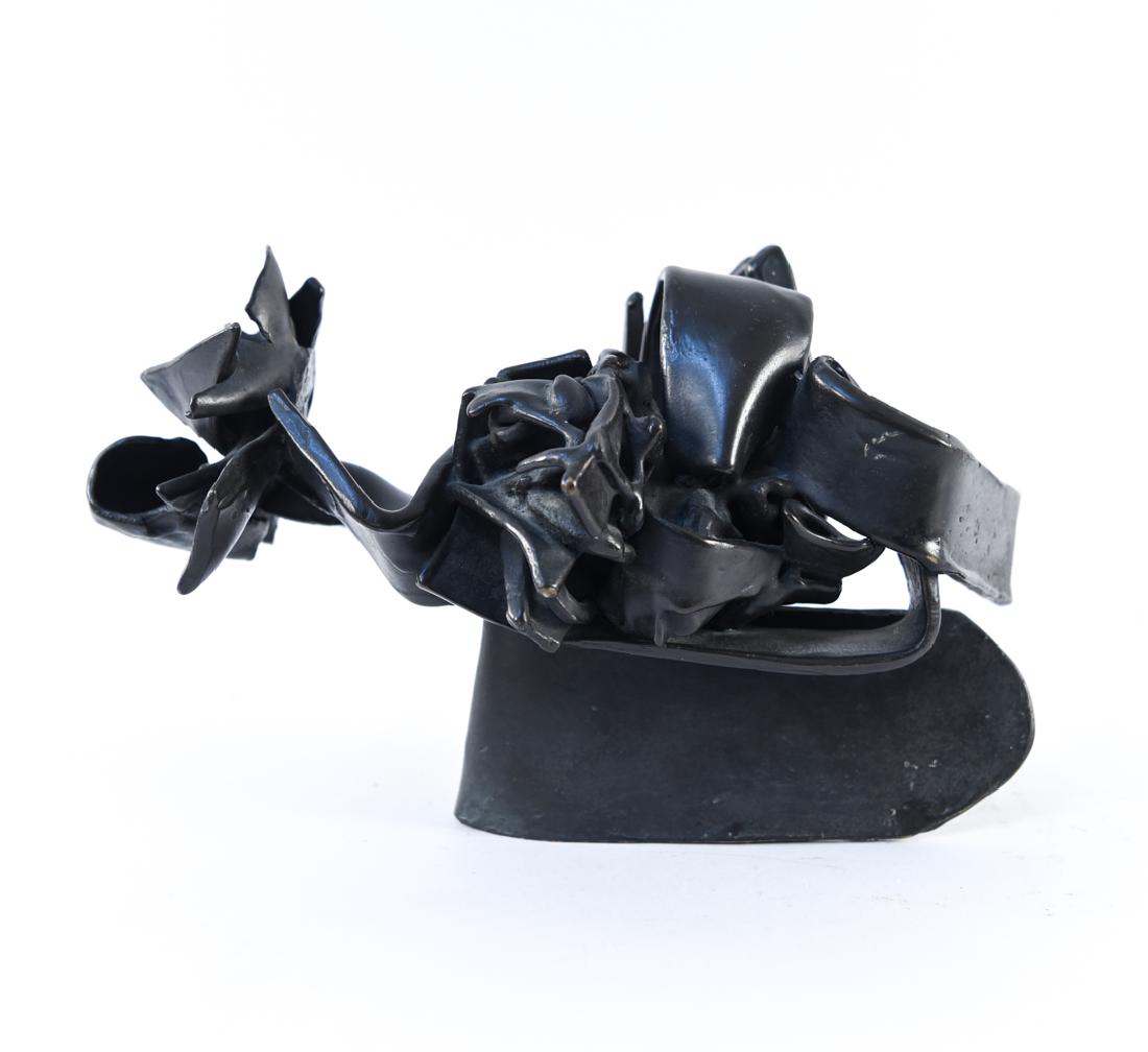 MODERN ABSTRACT BRONZE SCULPTURE (1 of 11)