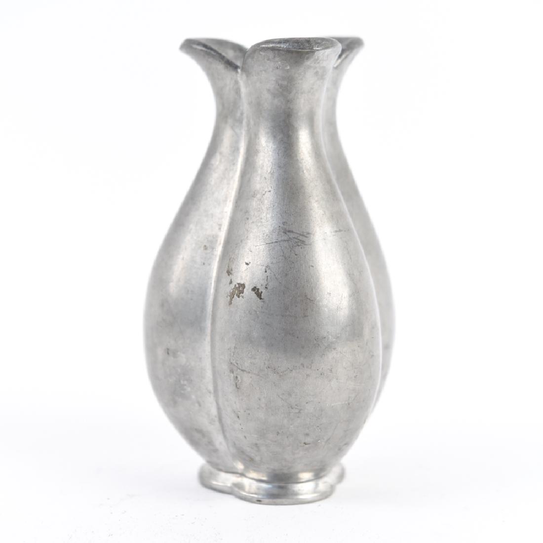 JUST ANDERSEN DANISH VASE C. 1950S: Marked underneath. Dimensions: H 5.5" x Dia. 3" Condition: Light surface scuffs and wear.