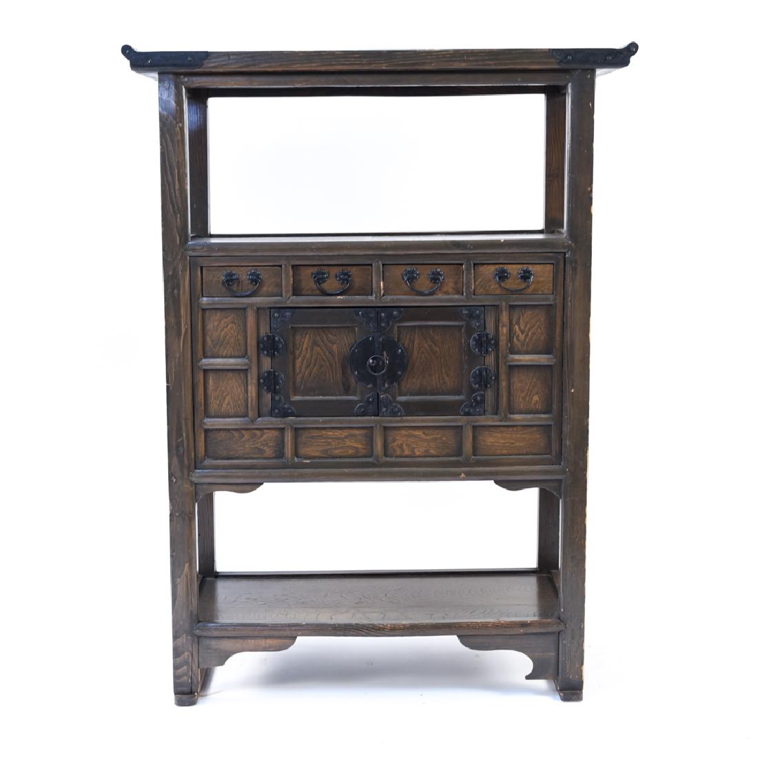 CHINESE CABINET BOOKCASE (1 of 11)
