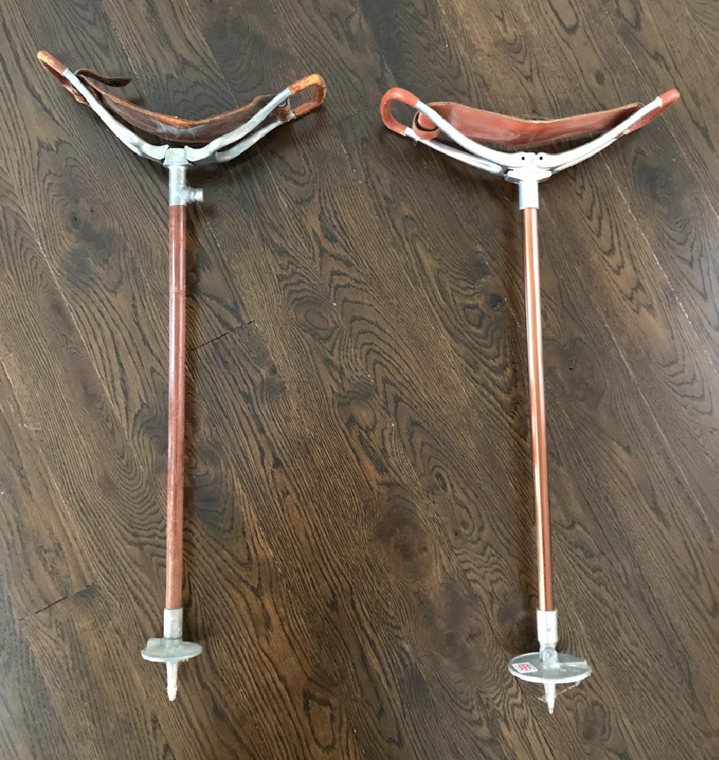 (2) ENGLISH WALKING SEAT STICKS (1 of 13)