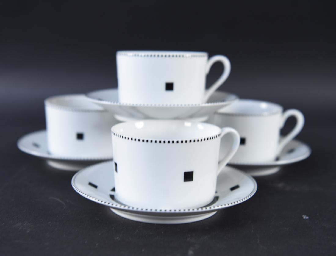 SWID POWELL PORCELAIN TEACUPS & SAUCERS (1 of 7)