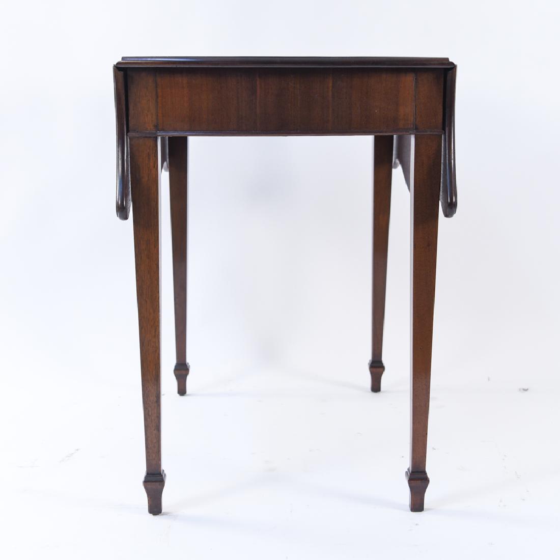 20TH C. MAHOGANY DROP LEAF PEMBROKE STYLE TABLE (1 of 7)