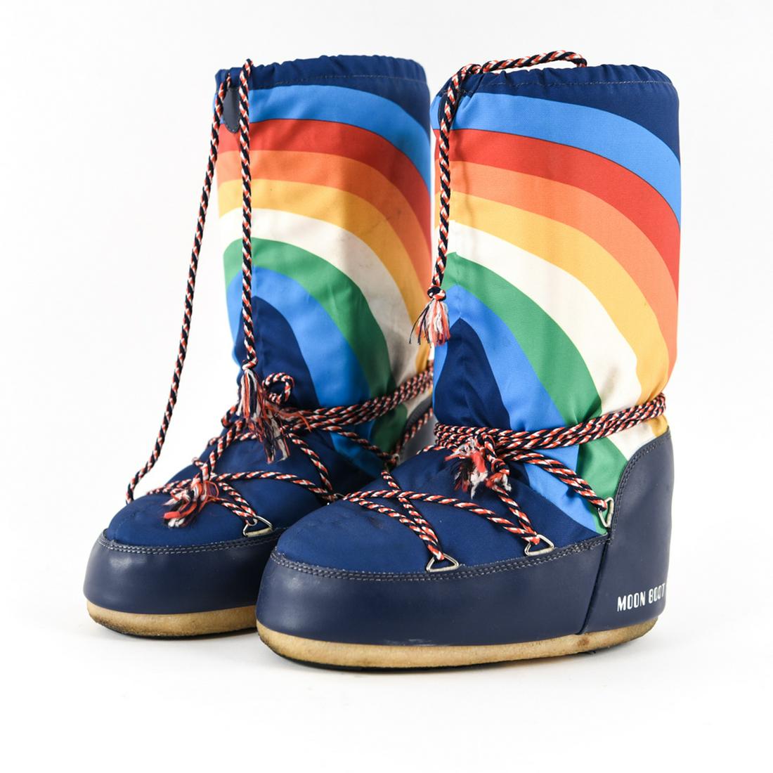Vintage Pair Of Rainbow Moon Boots