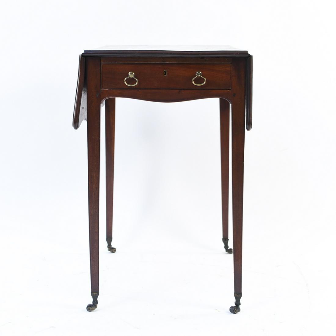 ANTIQUE MAHOGANY DROP LEAF TABLE (1 of 15)