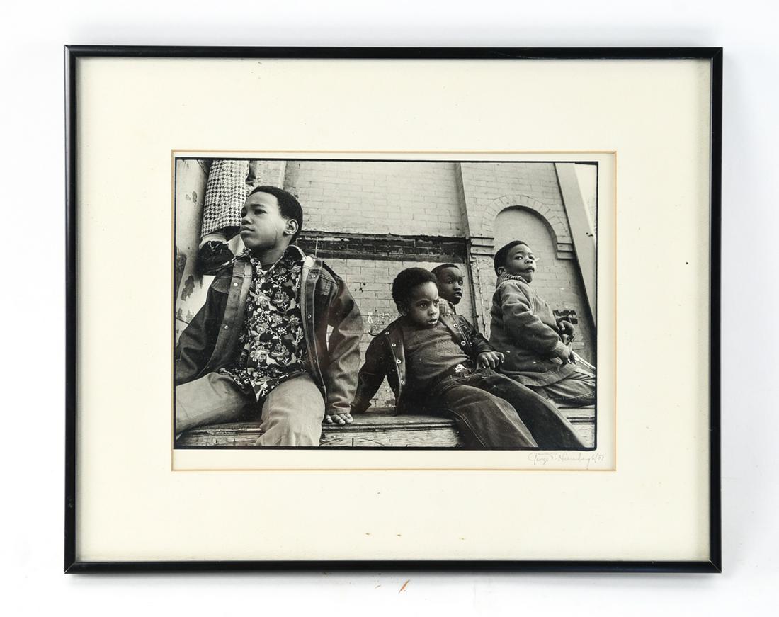 GEORGE T. NIERENBERG PHOTOGRAPH, SIGNED, DATED (1 of 7)