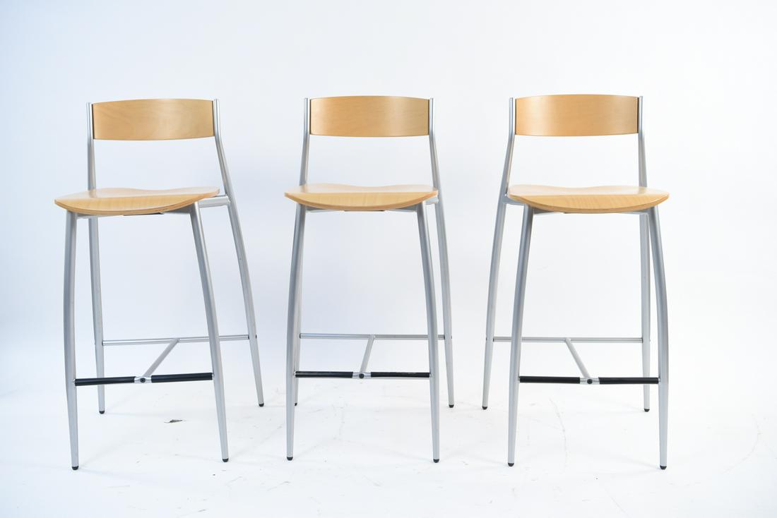 (3) CONTEMPORARY STOOLS (1 of 10)