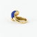 14K GOLD, DIAMOND AND LAPIS RING - 3