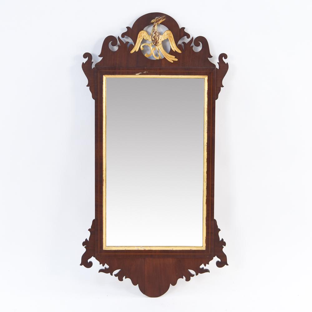 AMERICAN FEDERAL STYLE EAGLE TOP MIRROR (1 of 14)