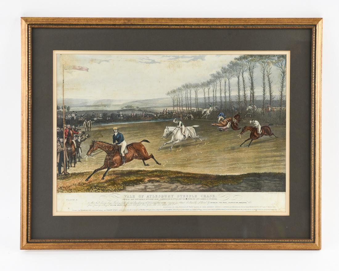 19TH CENTURY BRITISH STEEPLECHASE PRINT (1 of 12)
