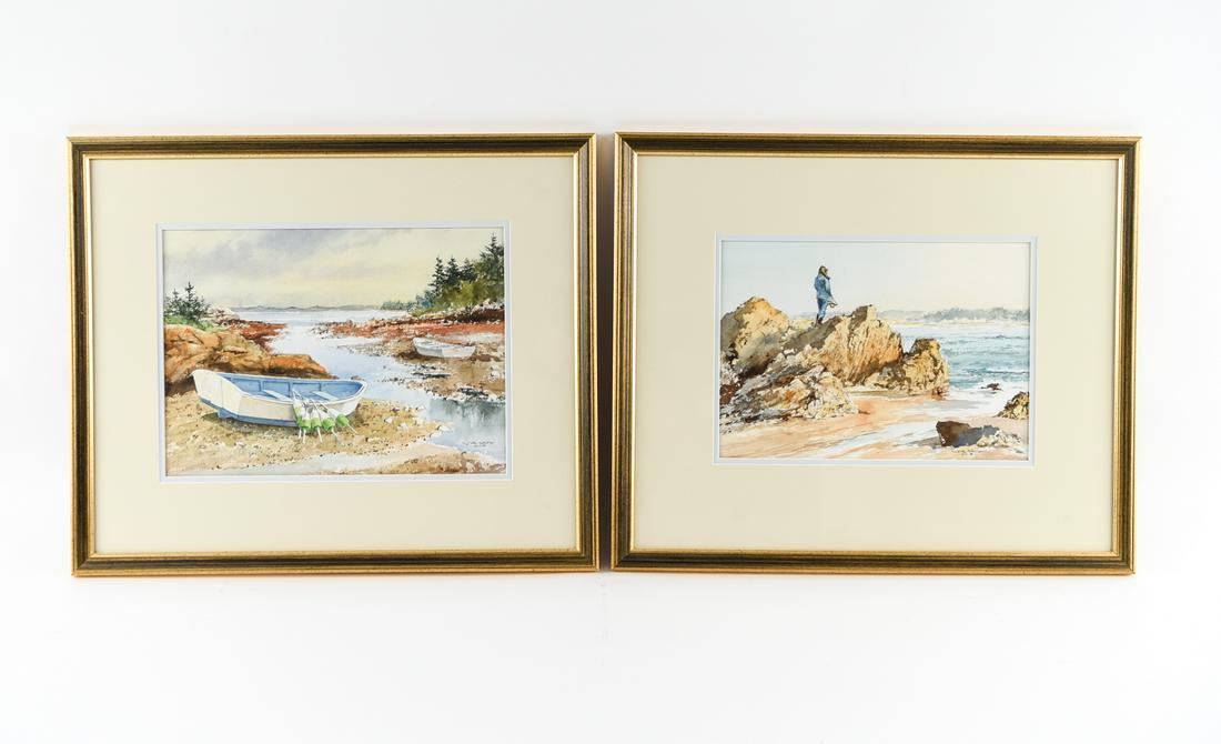 (2) JOHN NEFF (B. 1926) WATERCOLORS (1 of 16)
