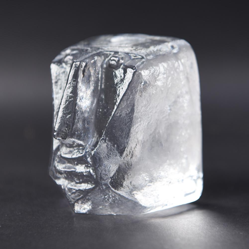 KOSTA BODA GLASS FACE PAPERWEIGHT BOOKEND (1 of 7)