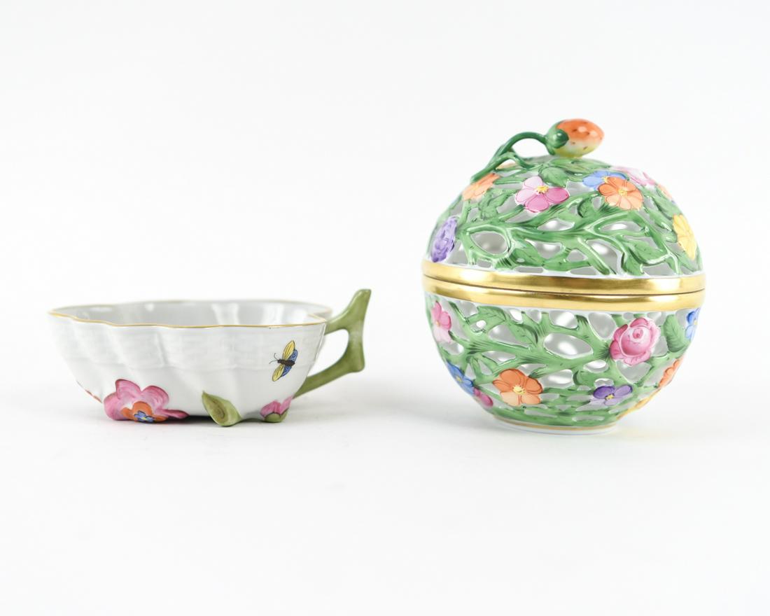 HEREND PORCELAIN GROUPING (1 of 10)