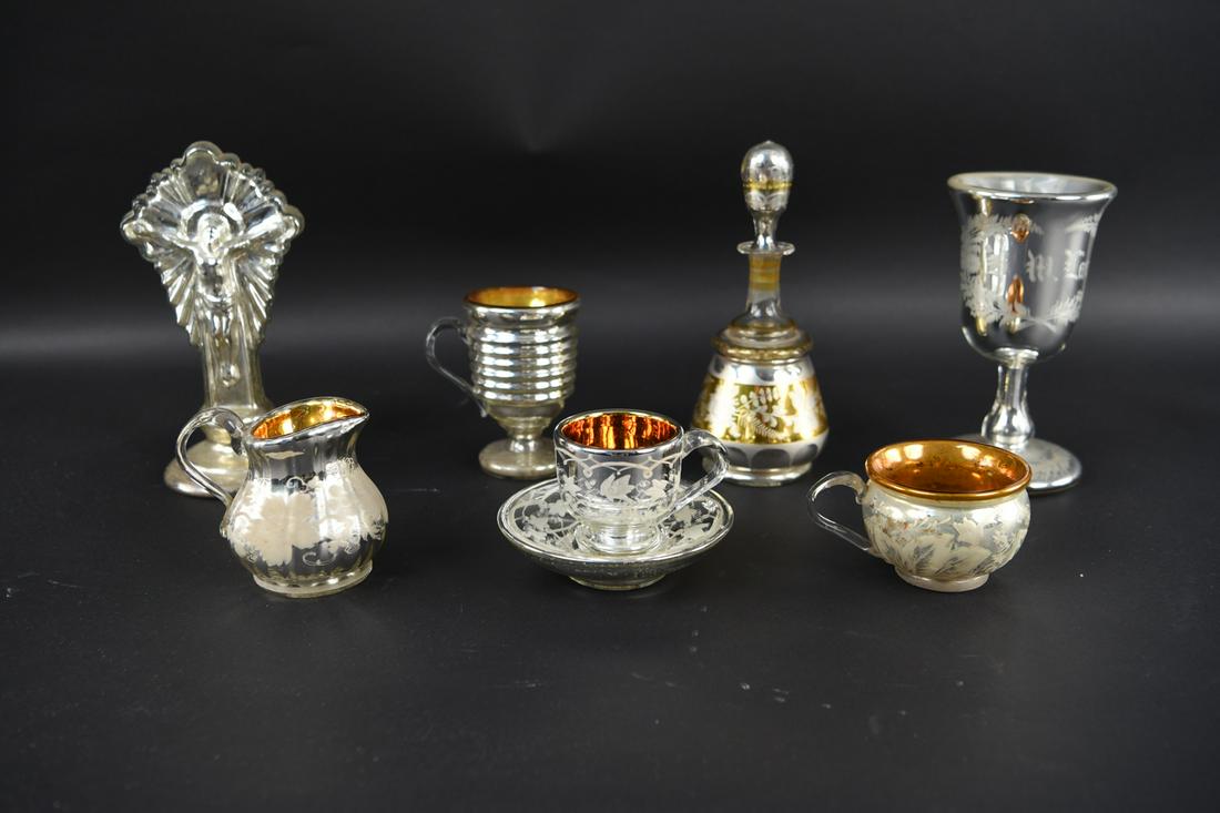 MERCURY GLASS GROUPING (1 of 10)