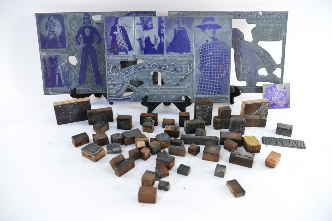 GROUPING OF PRINTING BLOCKS AND STAMPS (1 of 11)